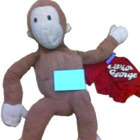 おさるのジョージのぬいぐるみクリーニングと綿交換修理