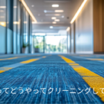 絨毯クリーニングの方法