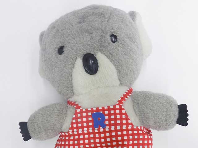 修理後のコアラのぬいぐるみ