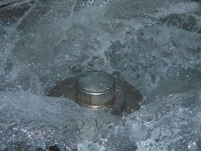 ジェット水流のすすぎ