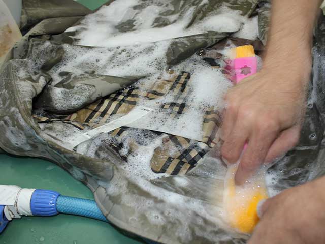 クリーニング作業