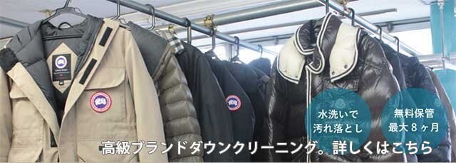ブランドダウンのクリーニング案内。料金や対象品は現在の公式条件をご確認ください。